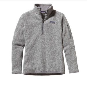 Gray better sweater zip up XS